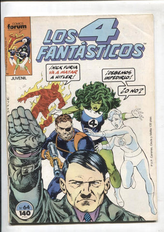 Los 4 Fantasticos volumen 1 numero 064: (numerado 1 en trasera)