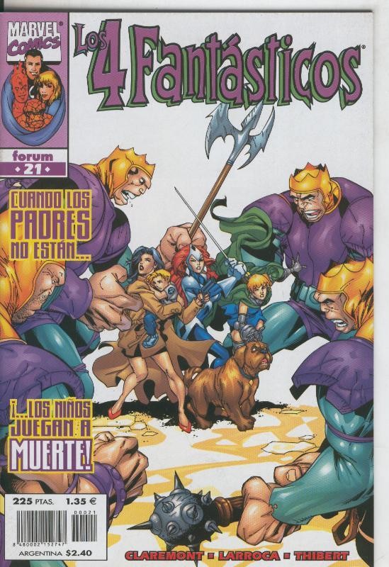 Planeta: Los 4 Fantasticos volumen 3 Heroes Return numero 21: las 4 pillas