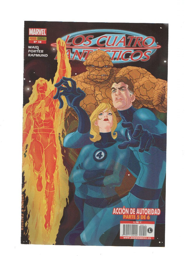 Panini: Los 4 Fantasticos mensual numero 19: Accion de autoridad, quinta parte
