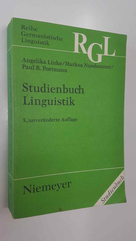 Niemeyer: Studienbuch Linguistik. Reihe Germanitische Linguistik