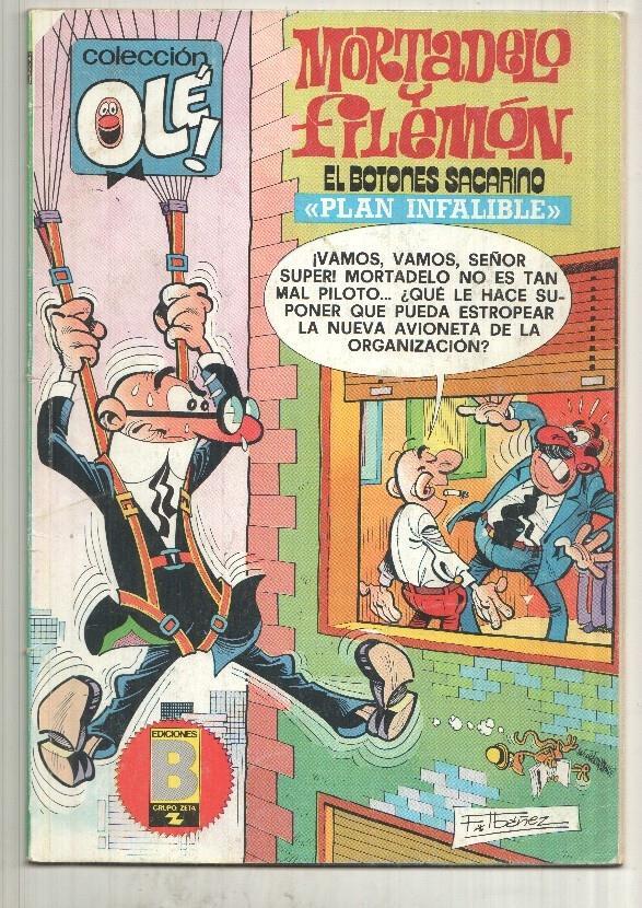 Coleccion Ole 183 - M.100: Mortadelo y Filemon, El botones Sacarino - Plan infalible. 1a edicion noviembre 1988