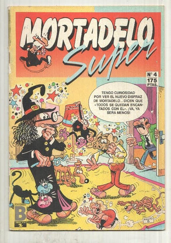 Ediciones B: Super Mortadelo numero 004 (procedente de retapado): Contenido: Mortadelo y Filemon en Mision para audaces, Sir Tim O Theo contra Blackiss Black