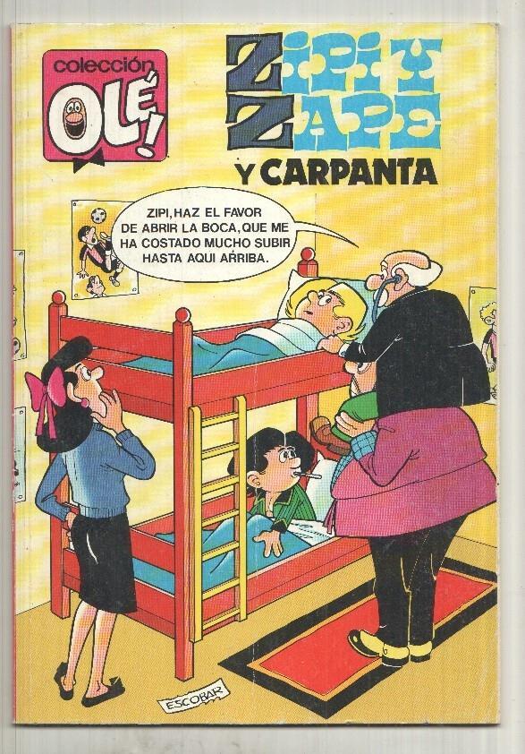 Coleccion Ole 255-Z.109: Zipi y Zape y Carpanta - La rebelion. 1a edicion septiembre 1989
