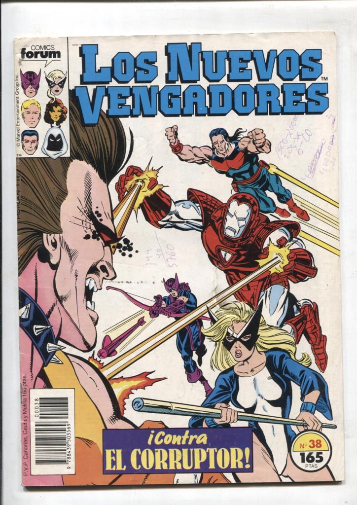 Los Nuevos Vengadores volumen 1 numero 38 (numerado 1 en interior)