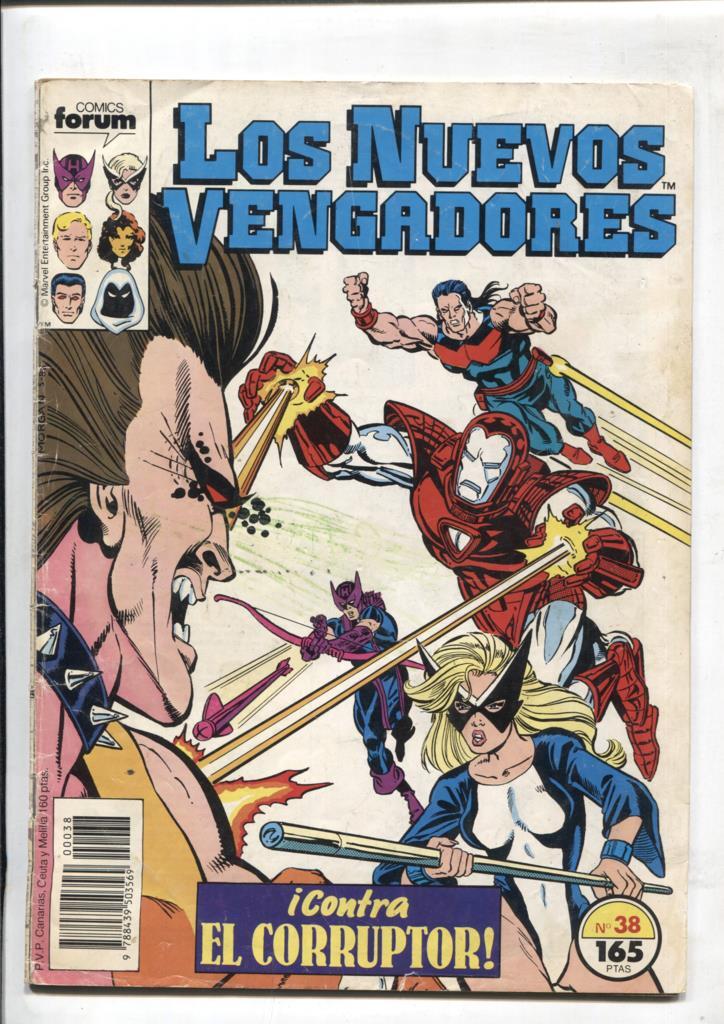 Los Nuevos Vengadores volumen 1 numero 38 (numerado 2 en interior)