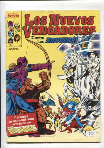 Planeta: Los Nuevos Vengadores volumen 1 numero 09: Contra los Rangers