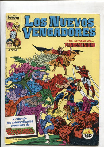 Los Nuevos Vengadores volumen 1 numero 05: Pandemonium