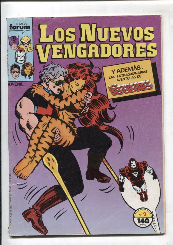 Los Nuevos Vengadores volumen 1 numero 02: (numerado 2 en interior)