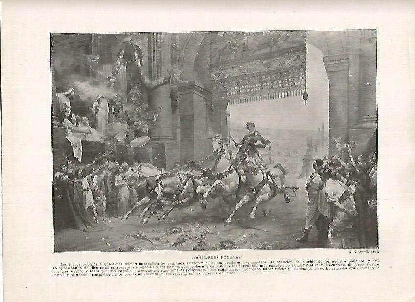 LAMINA 18116: Costumbres de Roma