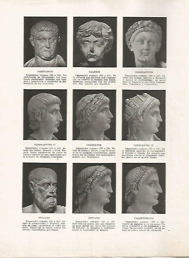 LAMINA 18115: Emperadores romanos desde Constancio a Valentiniano