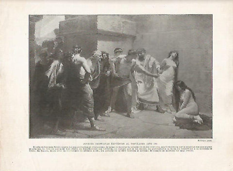 LAMINA 18111: Cristianas expuestas al pueblo
