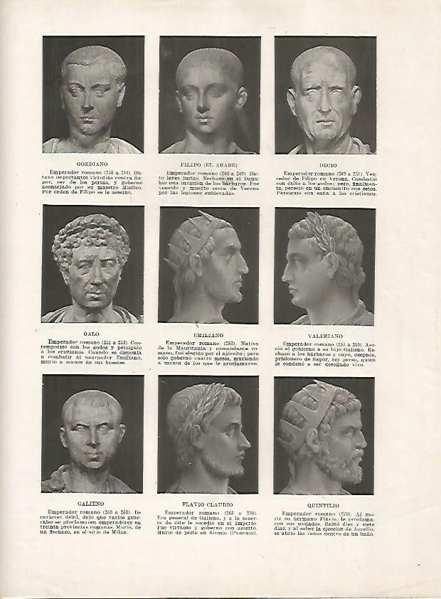 LAMINA 18110: Emperadores romanos desde Gordiano a Quintilio