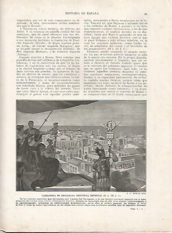 LAMINA 18104: Tarragona declarada provincia imperial, 24 aC