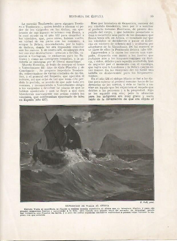LAMINA 18125: Expedicion de Walia en Africa
