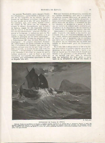 LAMINA 18125: Expedicion de Walia en Africa
