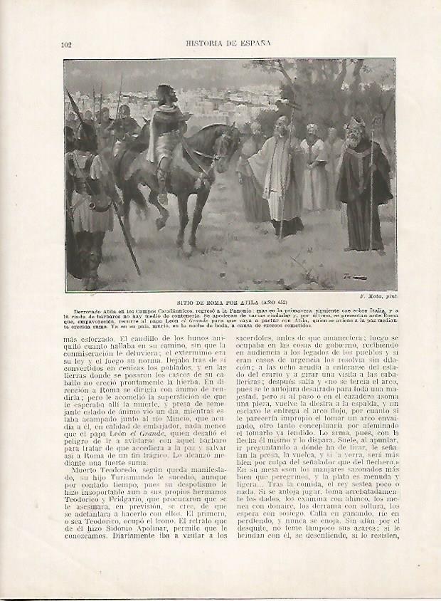 LAMINA 18126: Sitio de Roma por Atila
