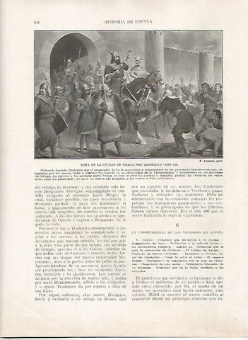 LAMINA 18127: Toma de Braga por Teodorico en 456