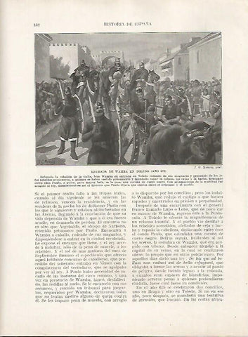 LAMINA 18143: Entrada de Wamba en Toledo