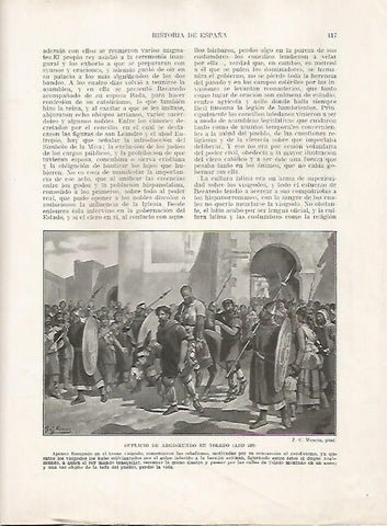 LAMINA 18135: Suplicio de Argismundo en Toledo en 589