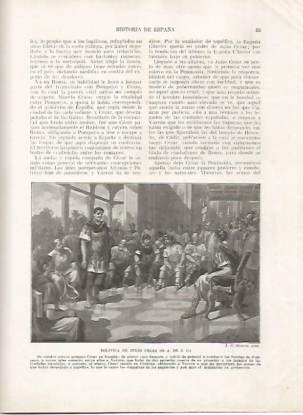 LAMINA 18100: Politica de Julio Cesar