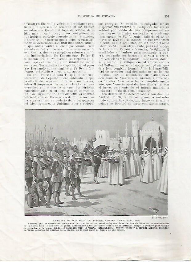 LAMINA 18067: Juan de Austria en Tunez, 1573