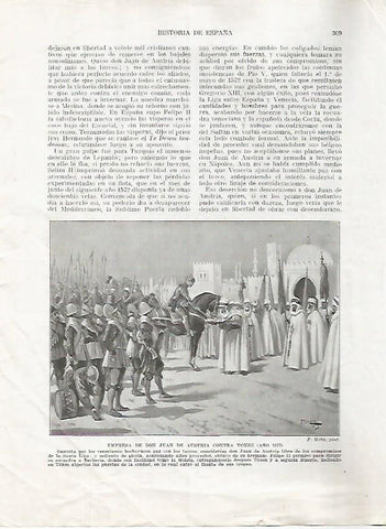 LAMINA 18067: Juan de Austria en Tunez, 1573