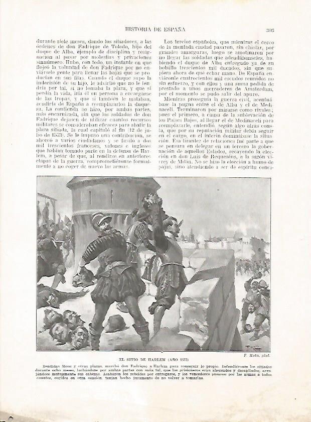 LAMINA 18063: El Sitio de Harlem en 1573