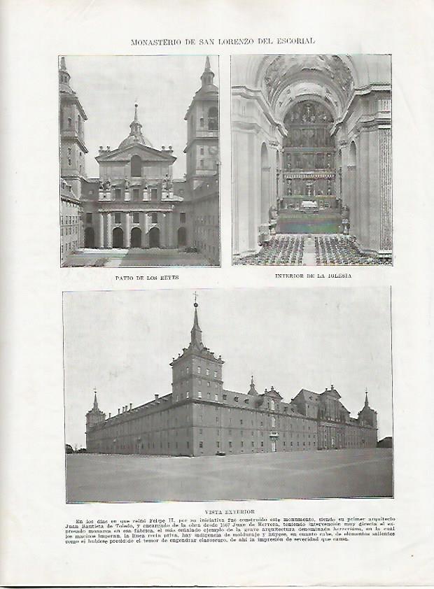 LAMINA 18056: Monasterio de San Lorenzo de El Escorial