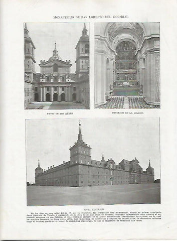 LAMINA 18056: Monasterio de San Lorenzo de El Escorial