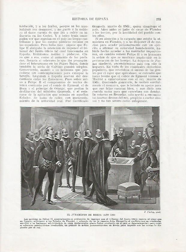 LAMINA 18051: El Juramento de Breda del 1566