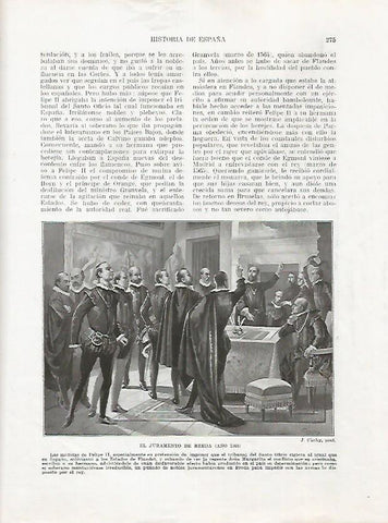 LAMINA 18051: El Juramento de Breda del 1566