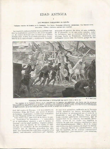 LAMINA 18074: Fundacion de Cadiz en el año 1100 aC