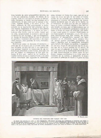 LAMINA 18091: Muerte del principe Carlos en 1568