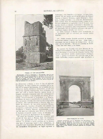LAMINA 18085: Torre de los Escipiones y Arco de Bara, Tarragona