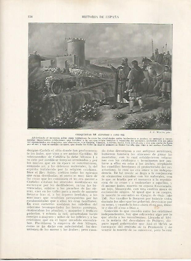 LAMINA 18154: Conquistas de Alfonso I 