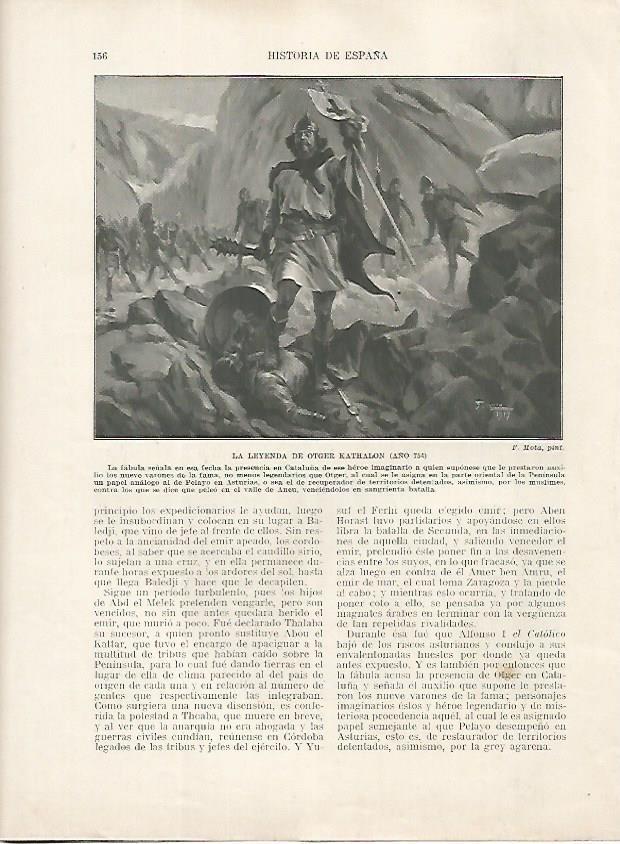 LAMINA 18155: Leyenda de Otger Kathalo