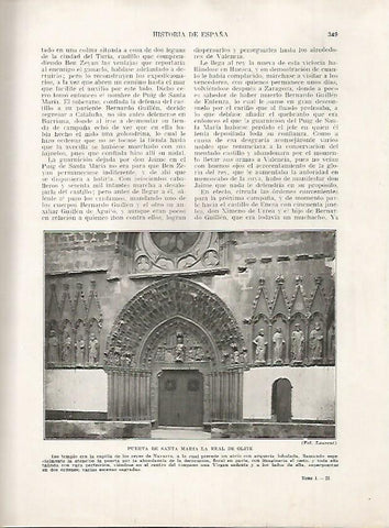 LAMINA 18229: Puerta de Santa Maria la Real de Olite, Navarra