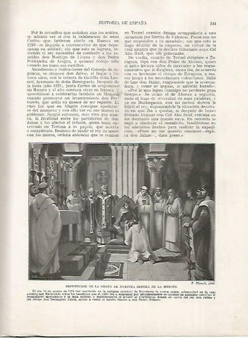 LAMINA 18224: Institucion de la Orden de Nuestra Señora de la Merced