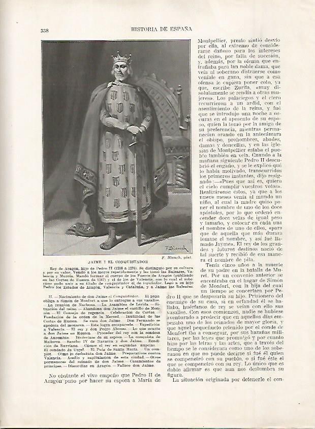 LAMINA 18222: Jaime I el Conquistador