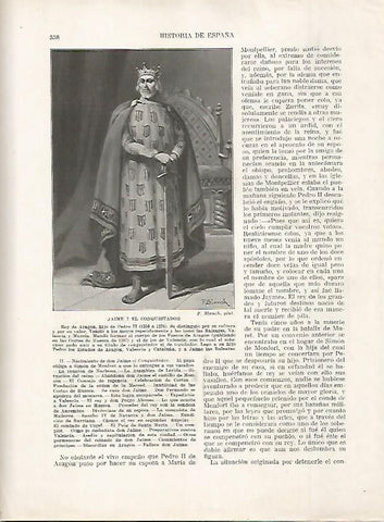 LAMINA 18222: Jaime I el Conquistador