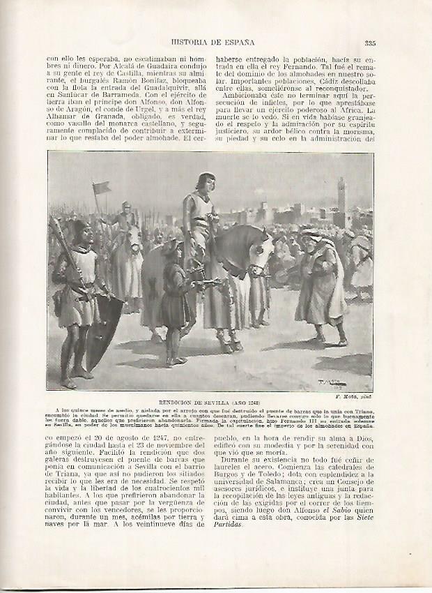 LAMINA 18221: Rendicion de Sevilla en el 1248
