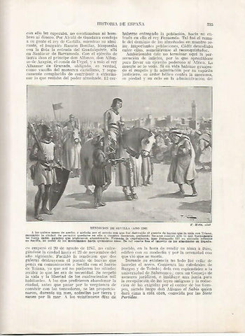 LAMINA 18221: Rendicion de Sevilla en el 1248