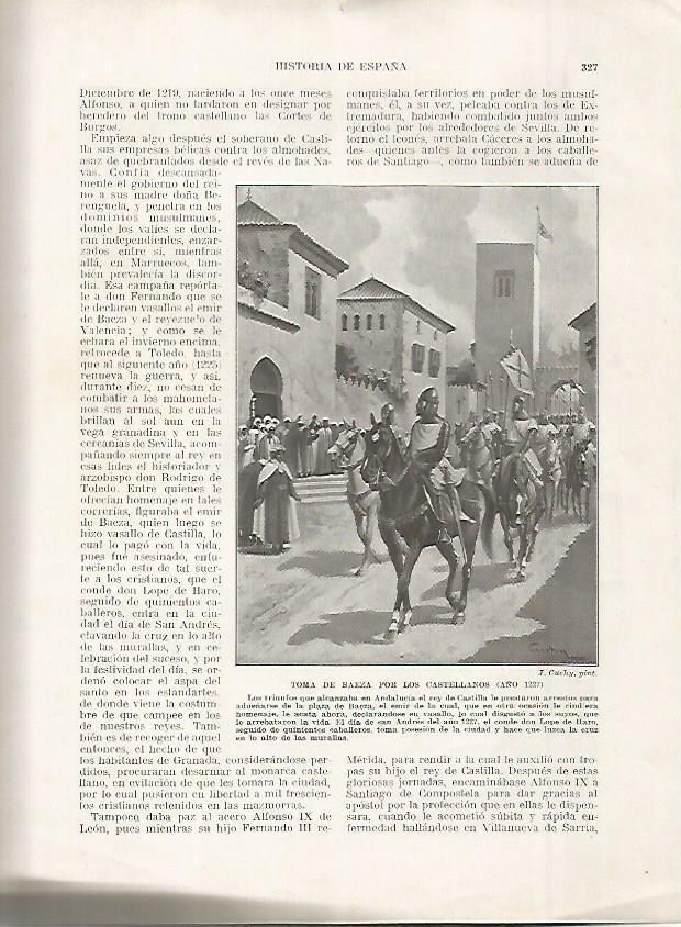 LAMINA 18216: Toma de Baeza por Castilla en el 1227
