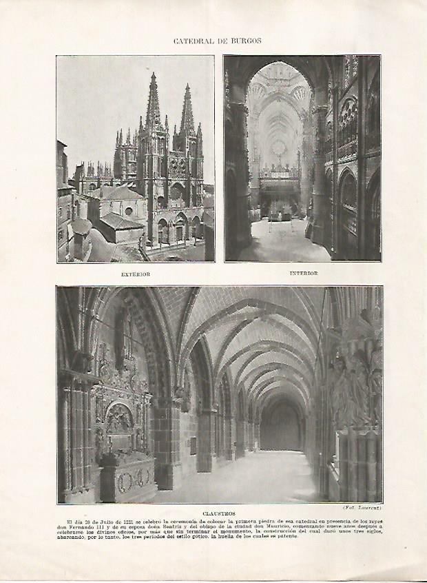 LAMINA 18215: Catedral de Burgos