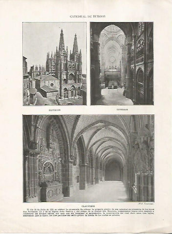 LAMINA 18215: Catedral de Burgos