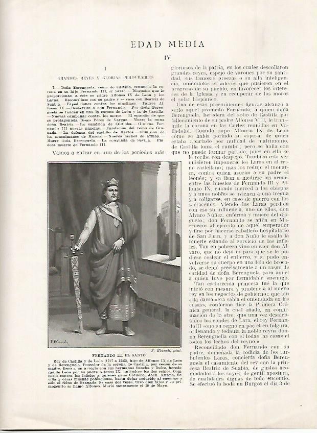 LAMINA 18214: Fernando III el Santo