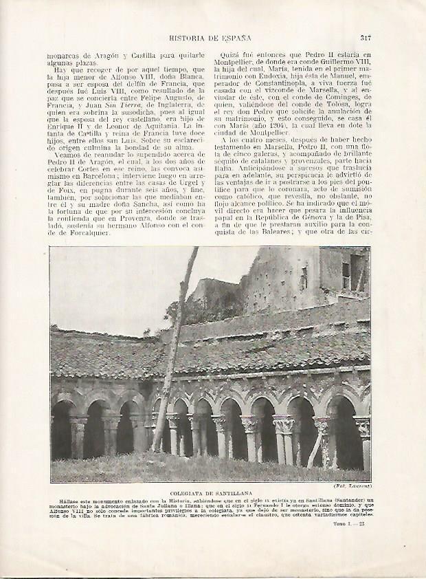 LAMINA 18211: Colegiata de Santillana