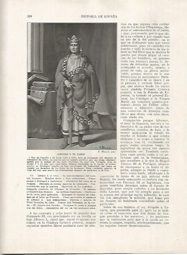 LAMINA 18233: Alfonso X el Sabio