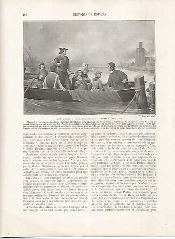 LAMINA 18256: Pedro I sale de Sevilla en el 1366