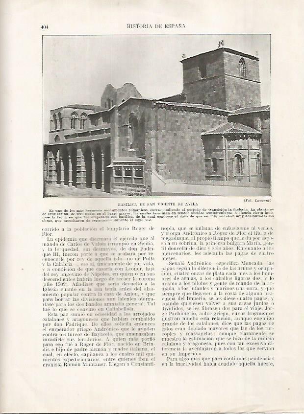 LAMINA 18241: Basilica de San Vicente de Avila